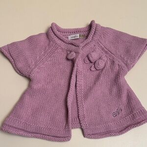 Ninetta Pink Knit Baby Cardigan